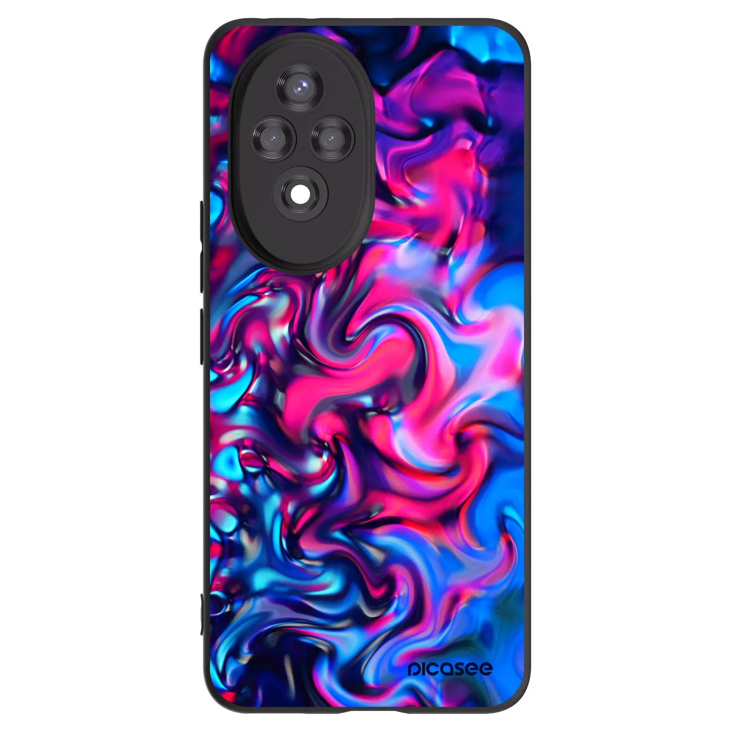 Picasee fekete szilikon tok az alábbi mobiltelefonokra Honor 200 Pro 5G - Redlight