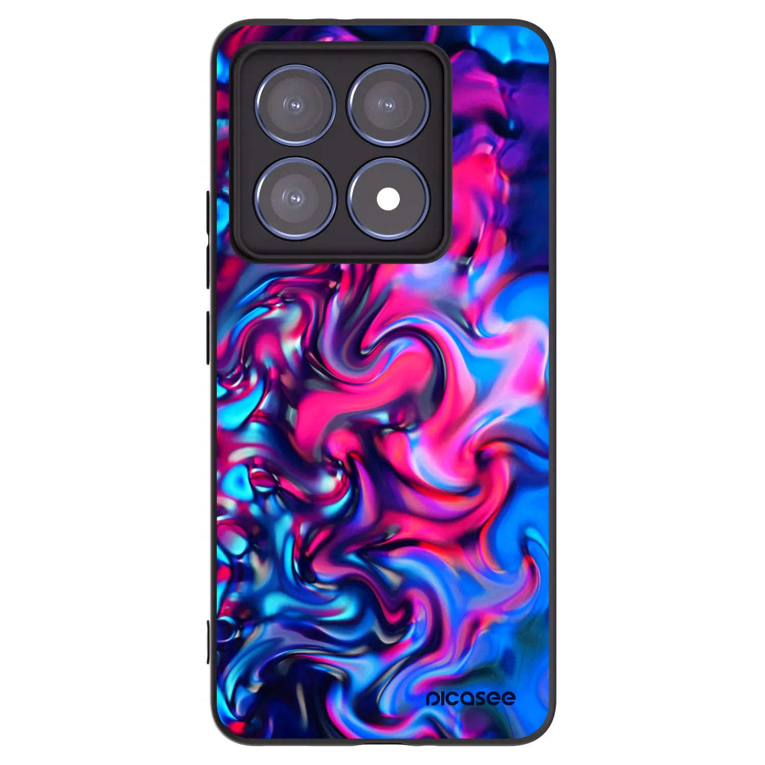 Picasee fekete szilikon tok az alábbi mobiltelefonokra Xiaomi 14T Pro - Redlight