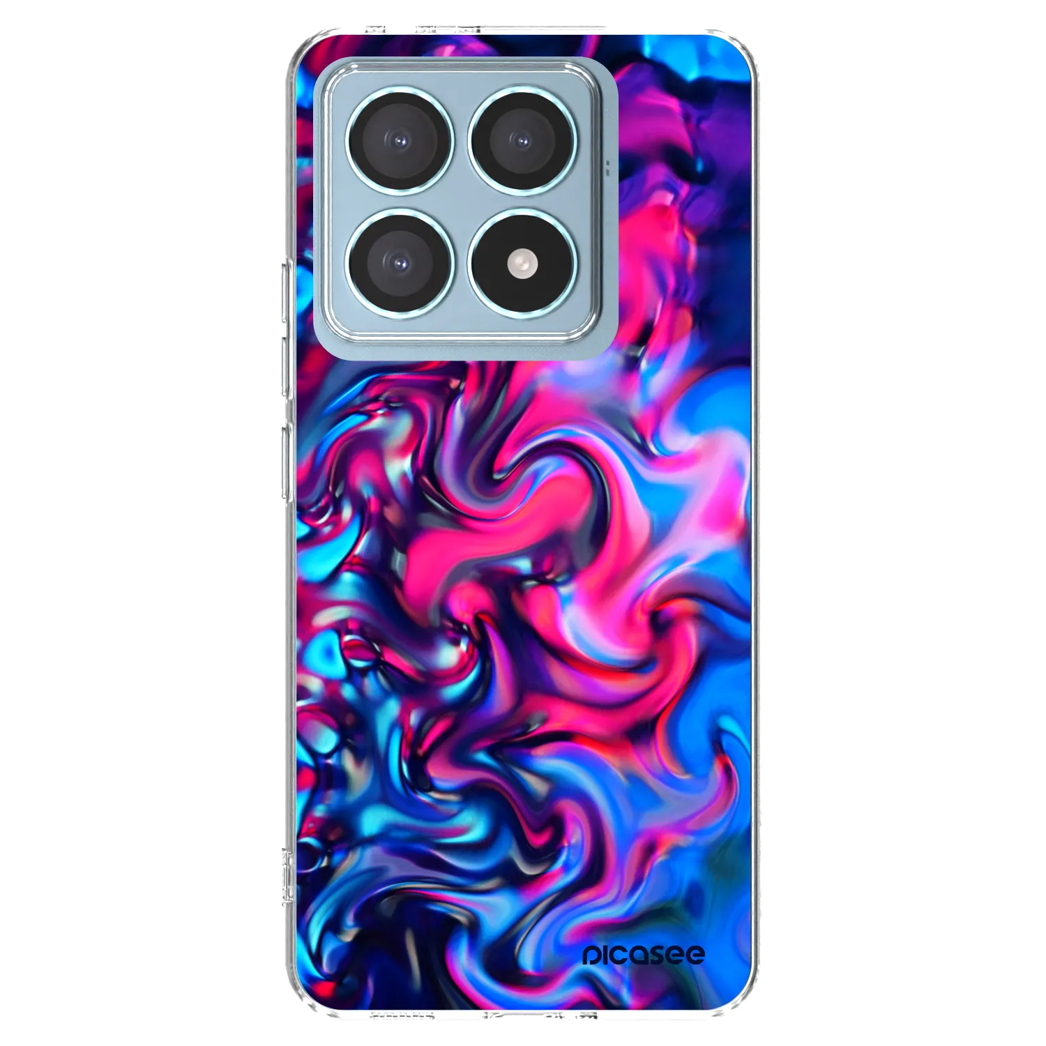 Picasee átlátszó szilikon tok az alábbi mobiltelefonokra Xiaomi 14T Pro - Redlight