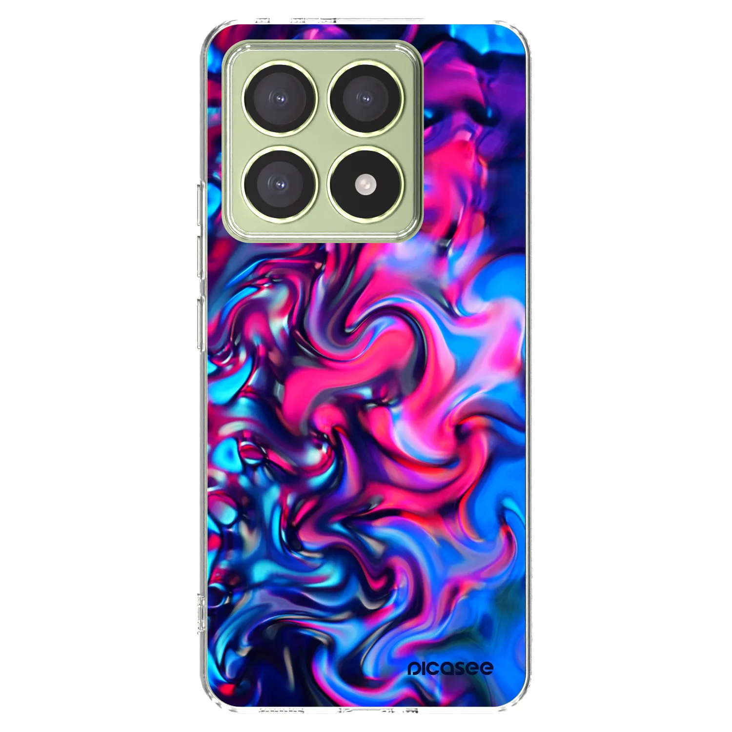 Picasee átlátszó szilikon tok az alábbi mobiltelefonokra Xiaomi 14T - Redlight