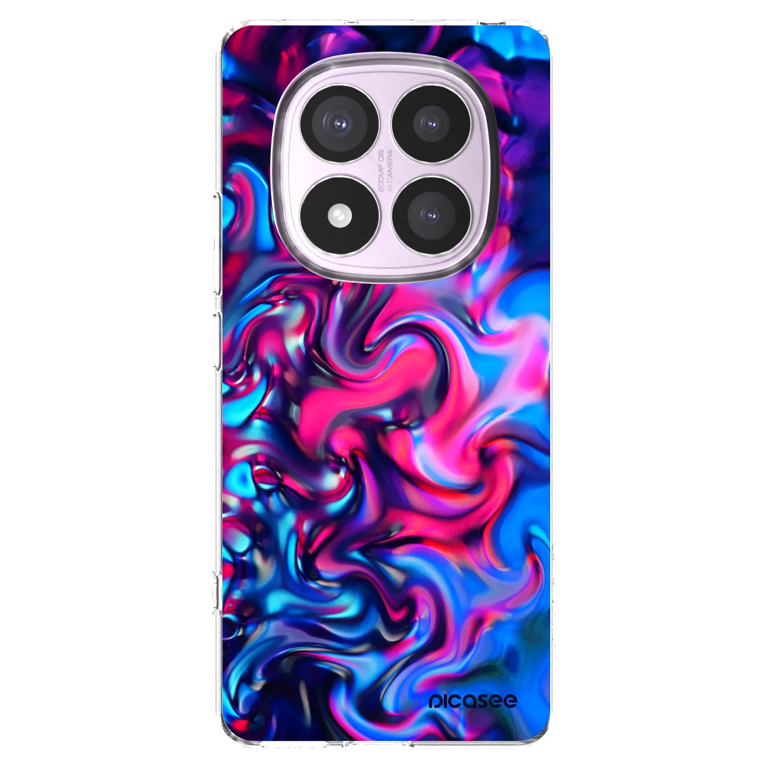 Picasee átlátszó szilikon tok az alábbi mobiltelefonokra Xiaomi Redmi Note 14 Pro 5G - Redlight