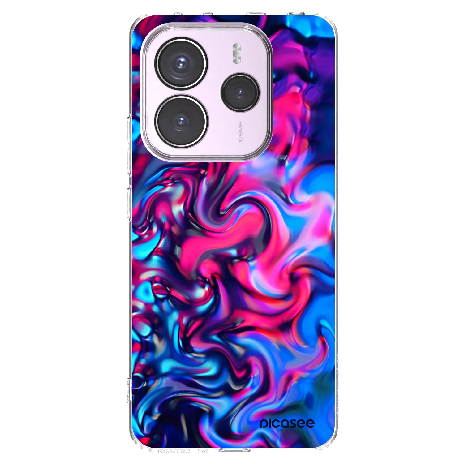 Picasee átlátszó szilikon tok az alábbi mobiltelefonokra Xiaomi Redmi Note 14 5G - Redlight