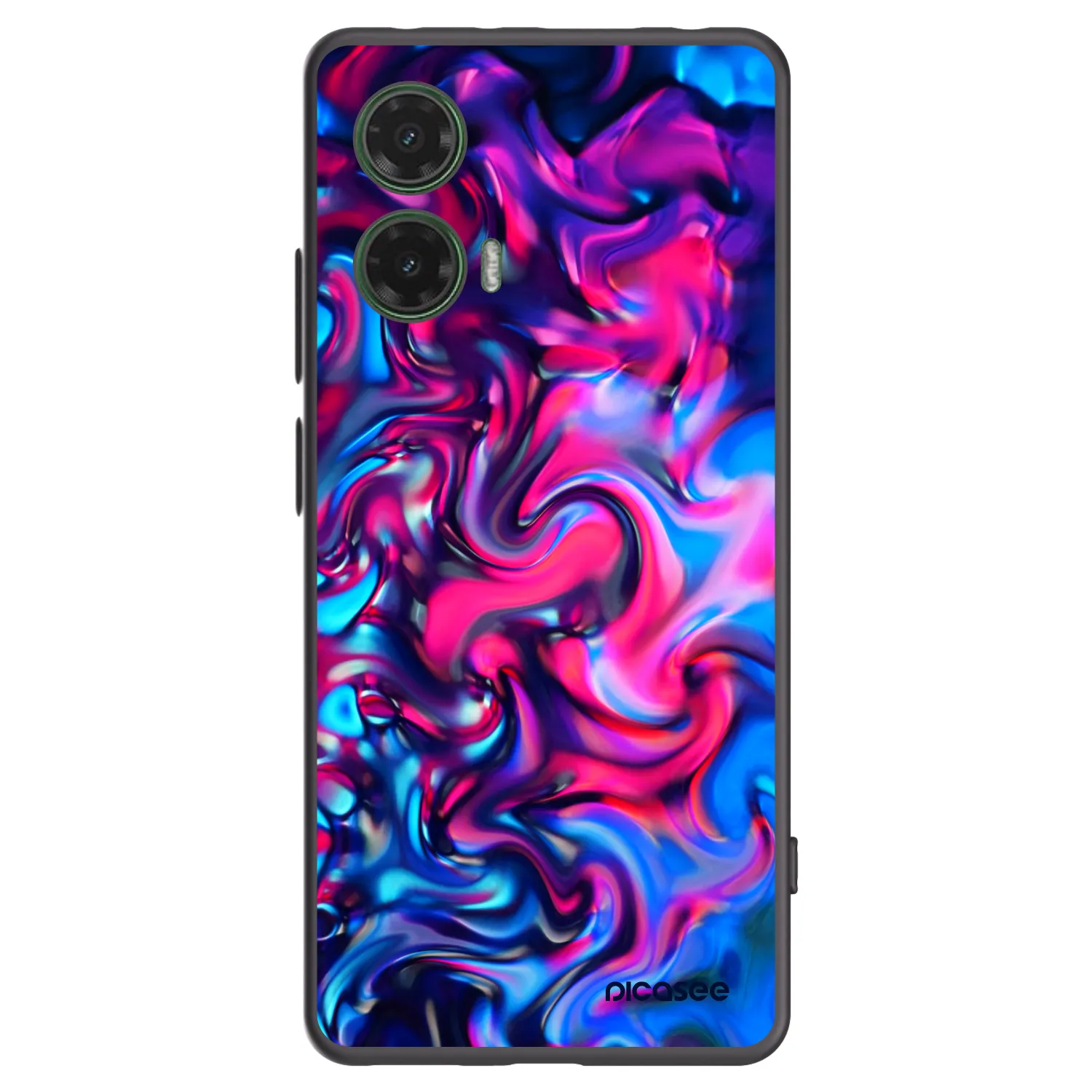 Picasee fekete szilikon tok az alábbi mobiltelefonokra Motorola Moto G35 5G - Redlight