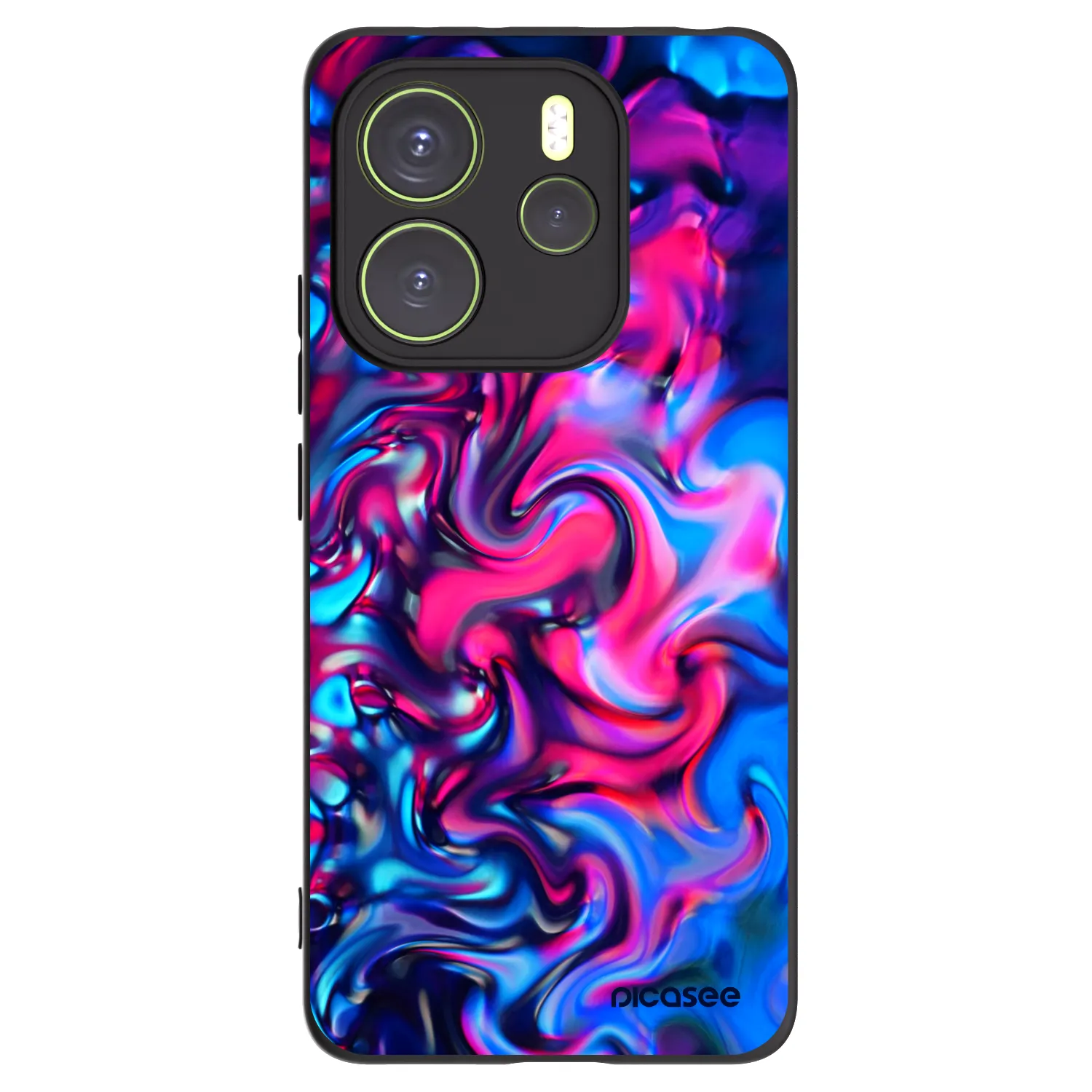 Picasee fekete szilikon tok az alábbi mobiltelefonokra Xiaomi Redmi Note 14 4G - Redlight