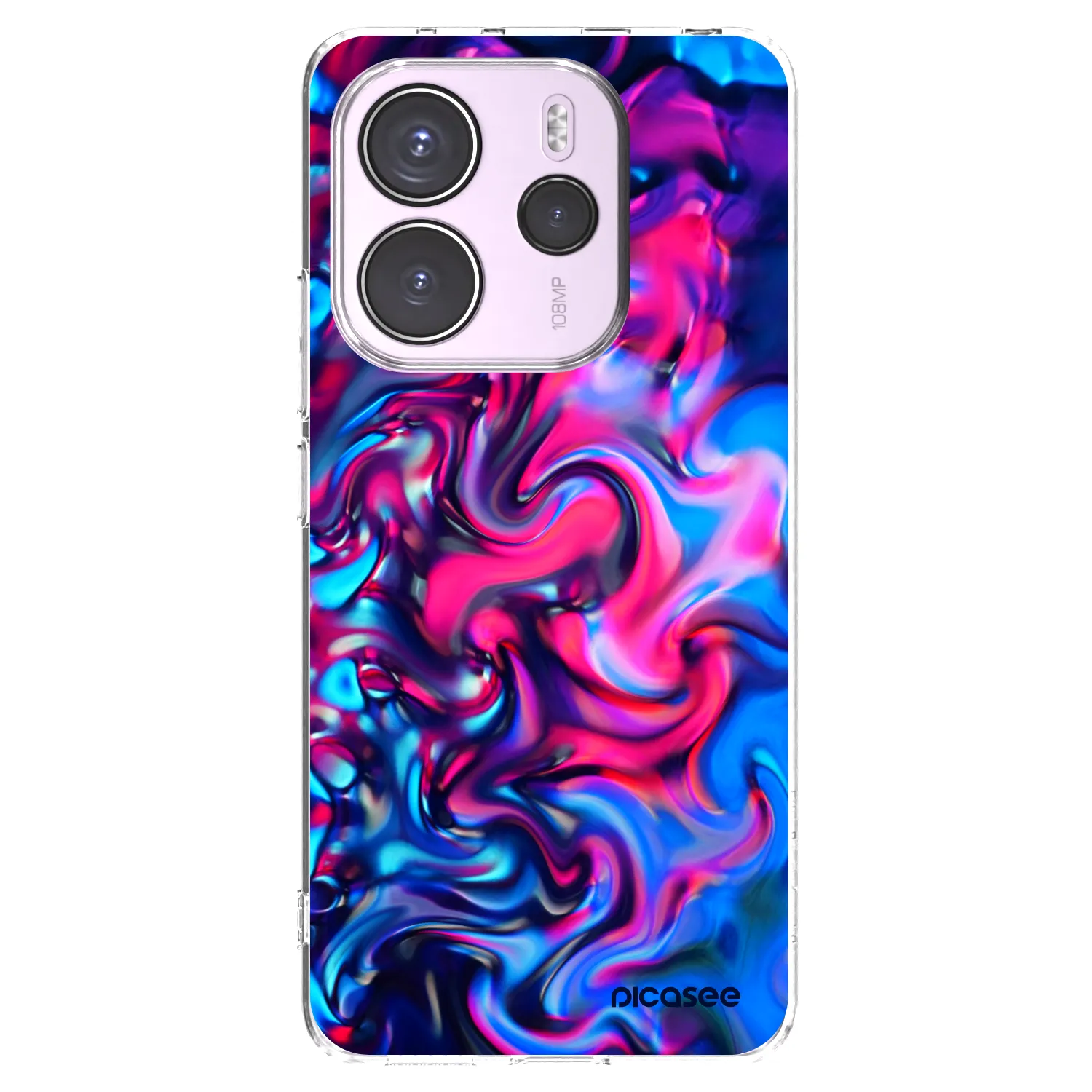 Picasee átlátszó szilikon tok az alábbi mobiltelefonokra Xiaomi Redmi Note 14 4G - Redlight