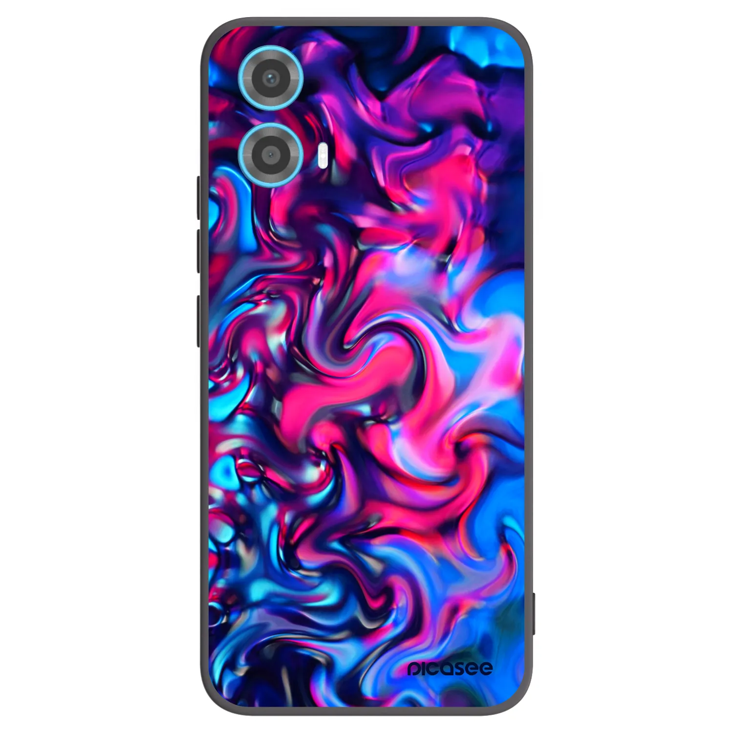 Picasee fekete szilikon tok az alábbi mobiltelefonokra Motorola Moto G34 5G - Redlight