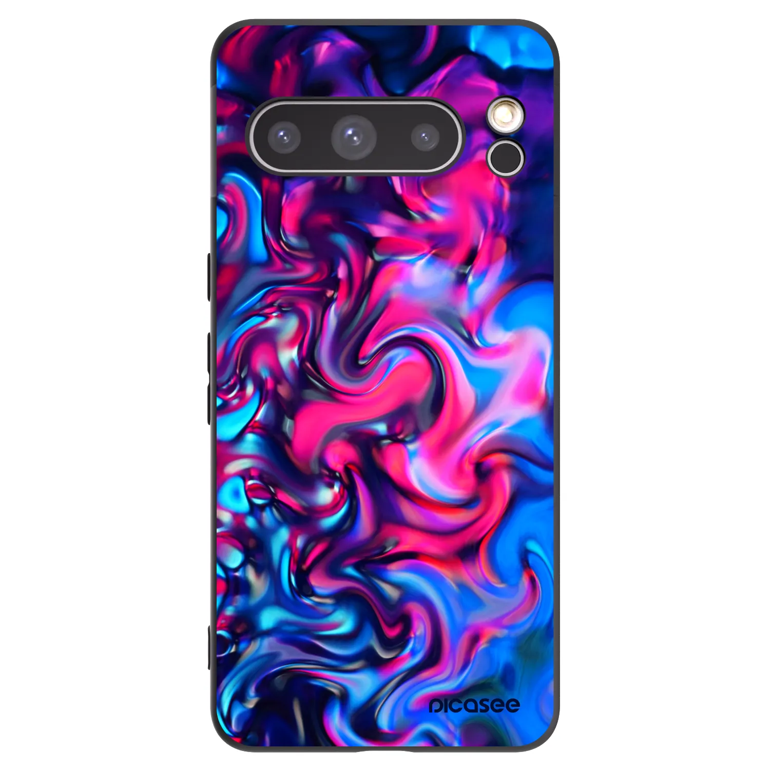 Picasee fekete szilikon tok az alábbi mobiltelefonokra Google Pixel 8 Pro - Redlight
