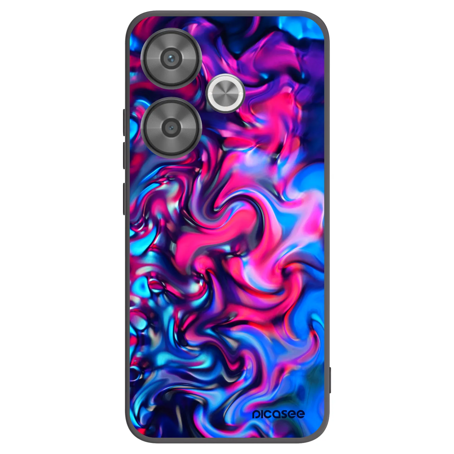 Picasee fekete szilikon tok az alábbi mobiltelefonokra Xiaomi Poco F6 - Redlight