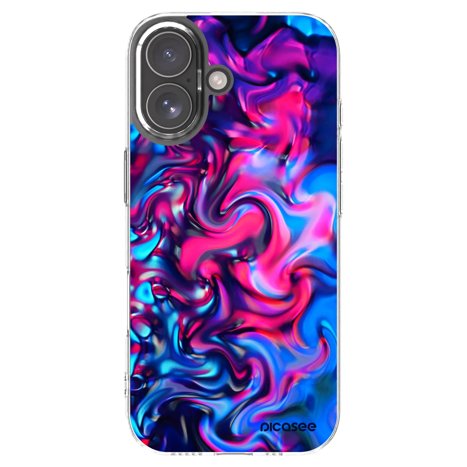 Picasee átlátszó szilikon tok az alábbi mobiltelefonokra Apple iPhone 17 - Redlight