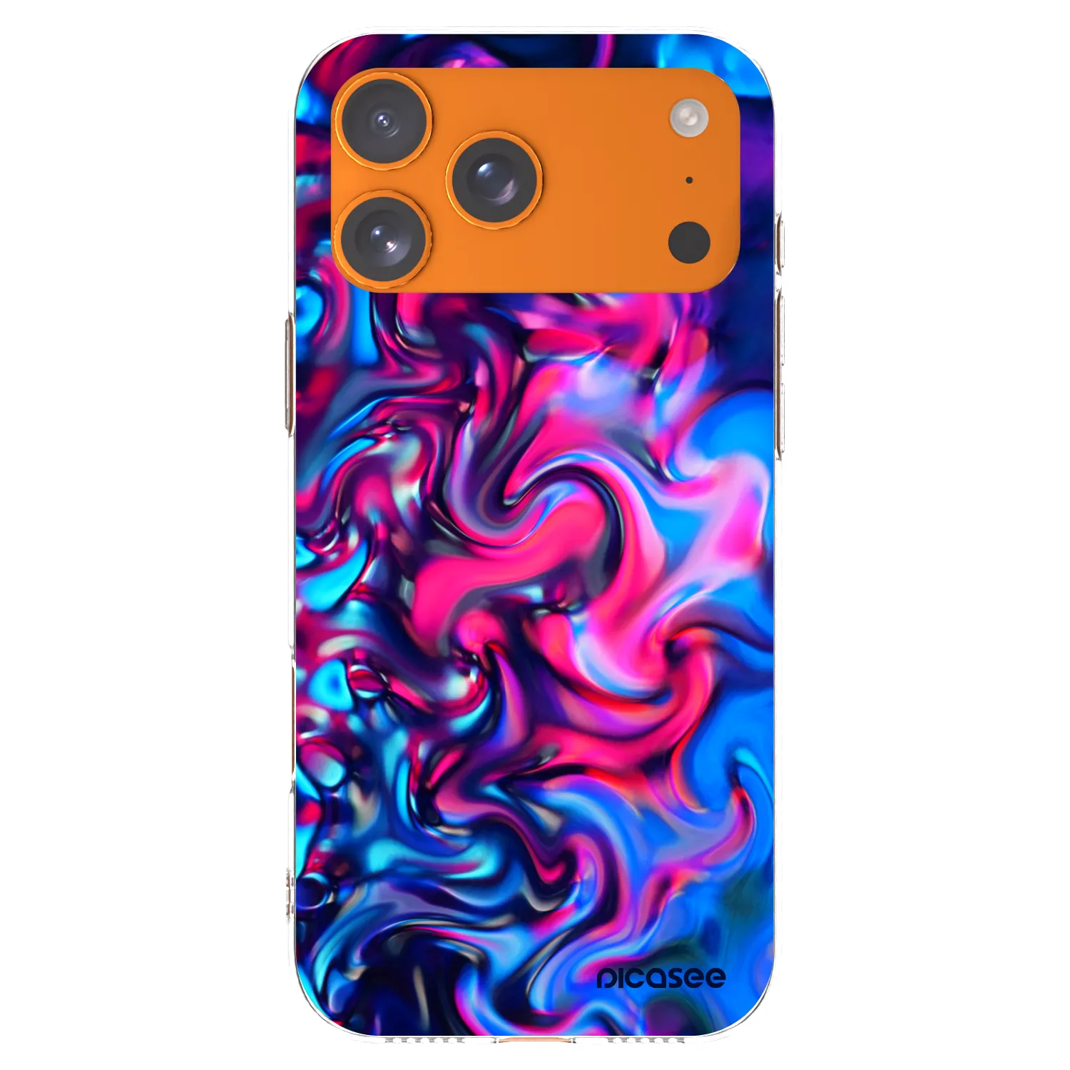 Picasee átlátszó szilikon tok az alábbi mobiltelefonokra Apple iPhone 17 Pro Max - Redlight