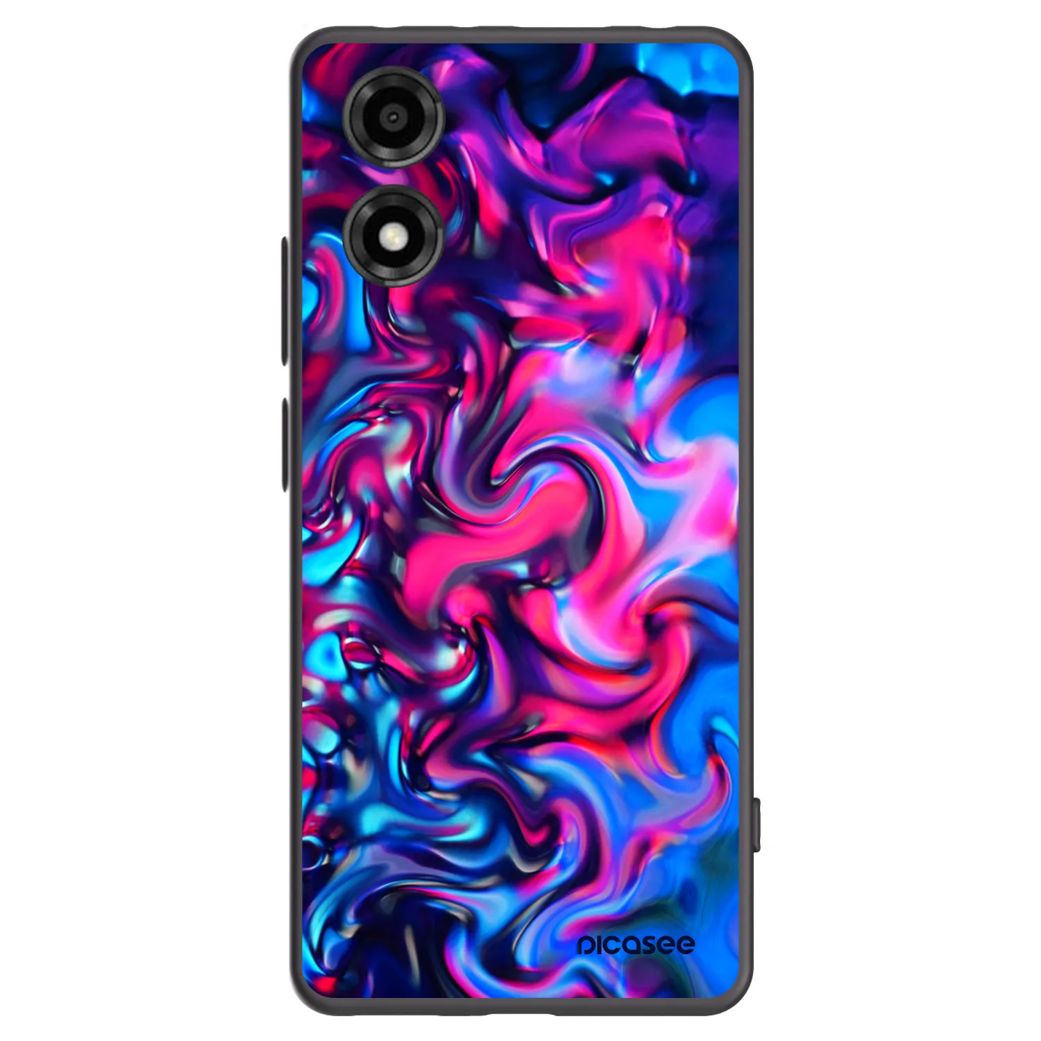 Picasee fekete szilikon tok az alábbi mobiltelefonokra Motorola Moto E14 - Redlight