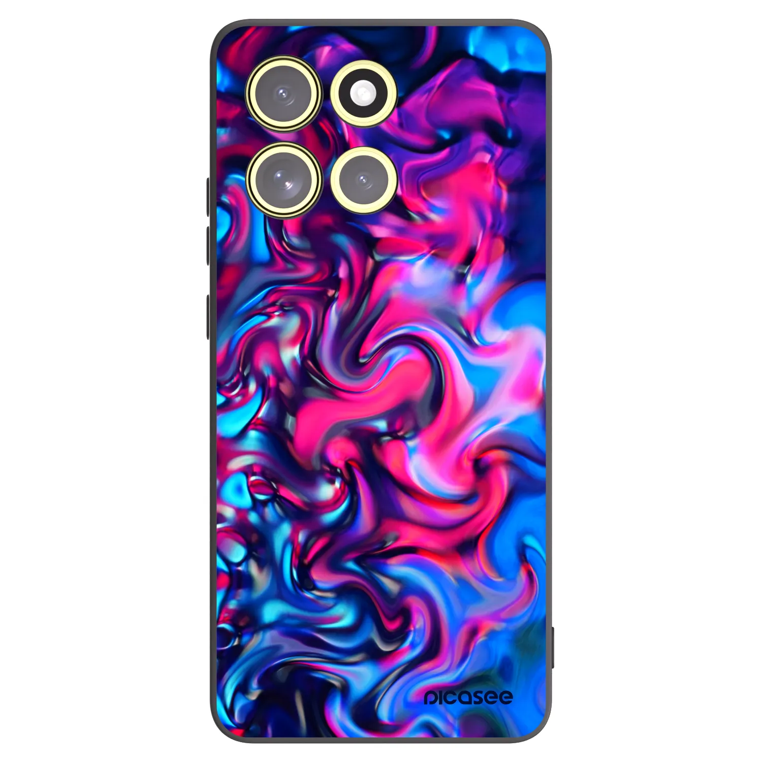 Picasee fekete szilikon tok az alábbi mobiltelefonokra Motorola Moto G86 5G - Redlight