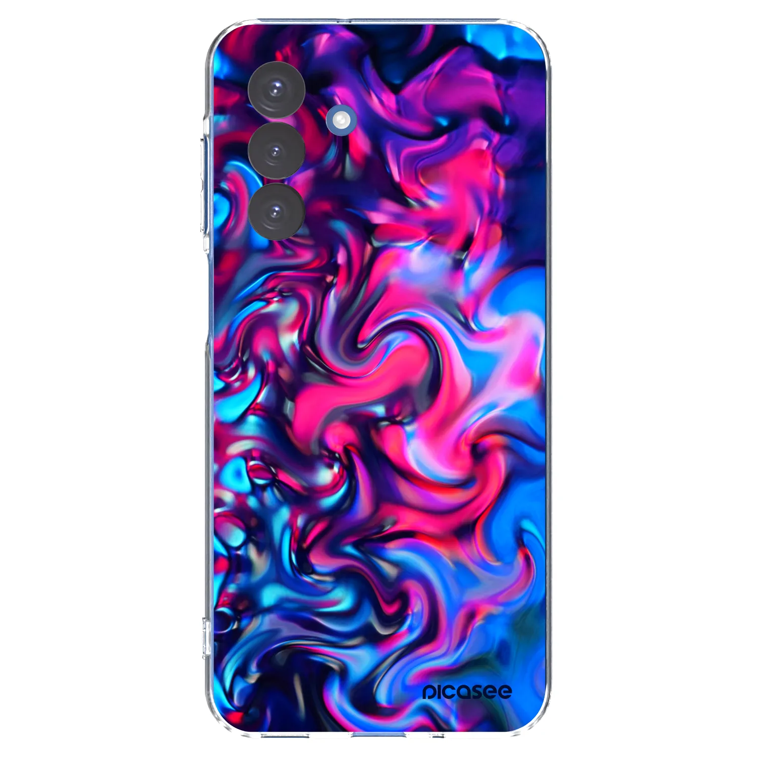 Picasee átlátszó szilikon tok az alábbi mobiltelefonokra Samsung Galaxy A17 5G - Redlight