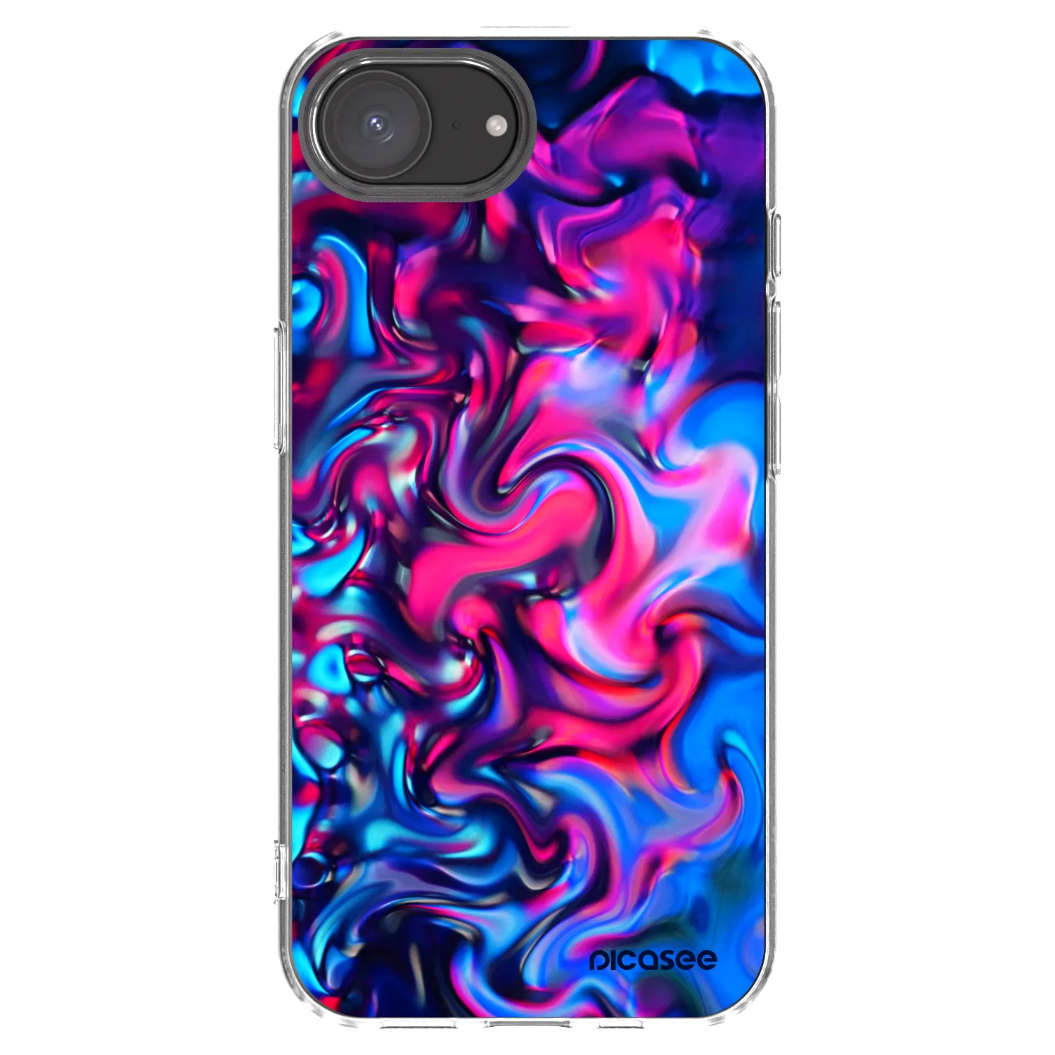 Picasee átlátszó szilikon tok az alábbi mobiltelefonokra Apple iPhone 17e - Redlight