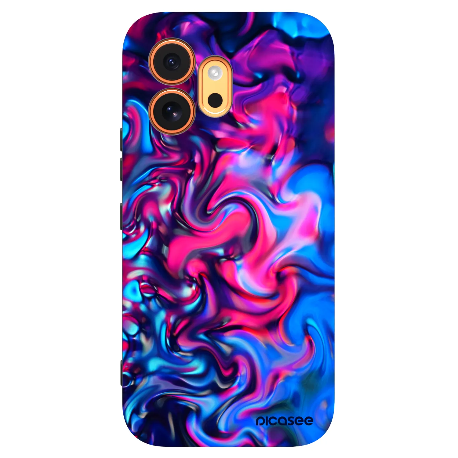 Picasee fekete szilikon tok az alábbi mobiltelefonokra Honor 600 - Redlight
