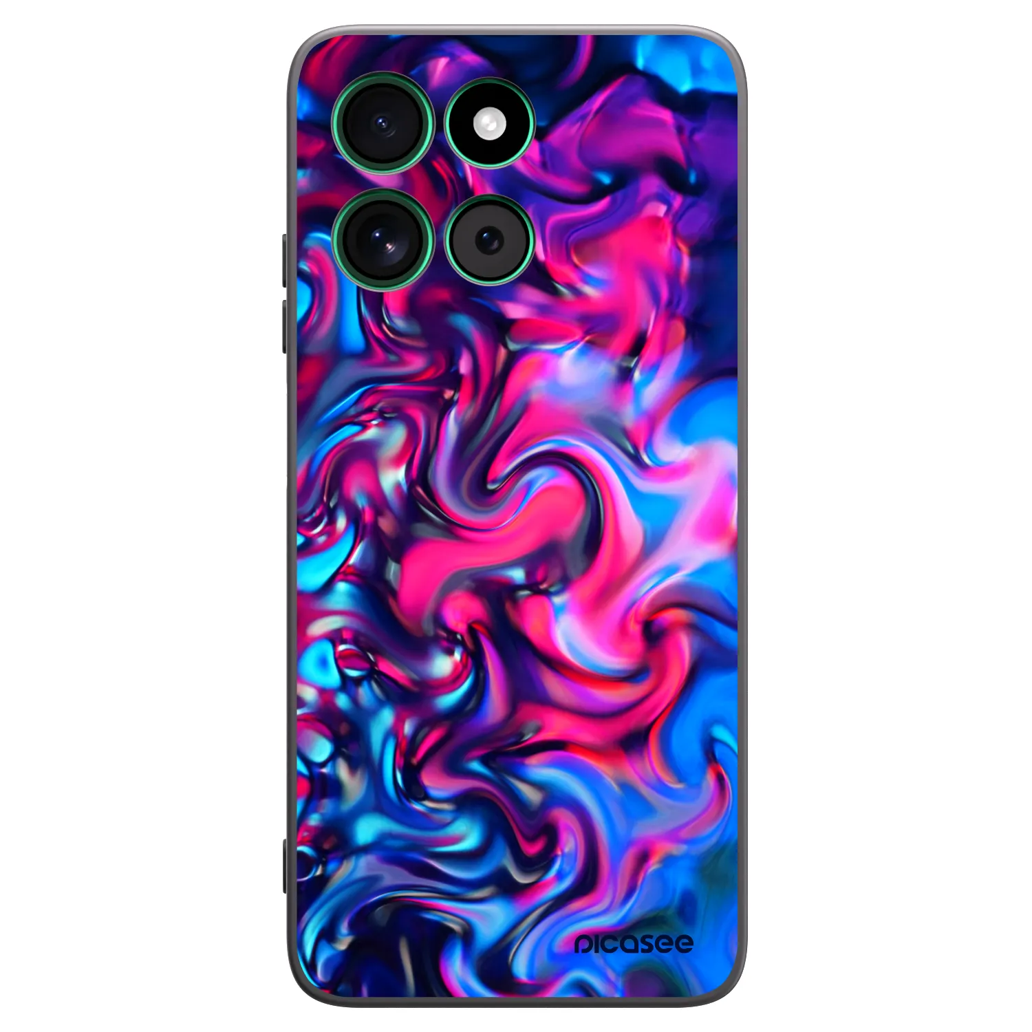 Picasee fekete szilikon tok az alábbi mobiltelefonokra Motorola Moto G57 Power - Redlight