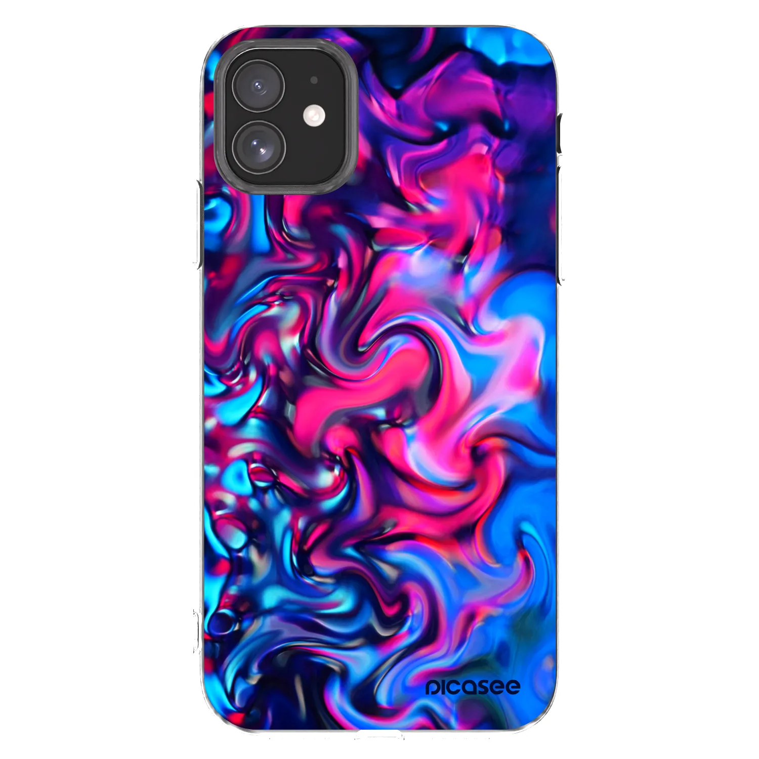 Picasee átlátszó szilikon tok az alábbi mobiltelefonokra Apple iPhone 11 - Redlight