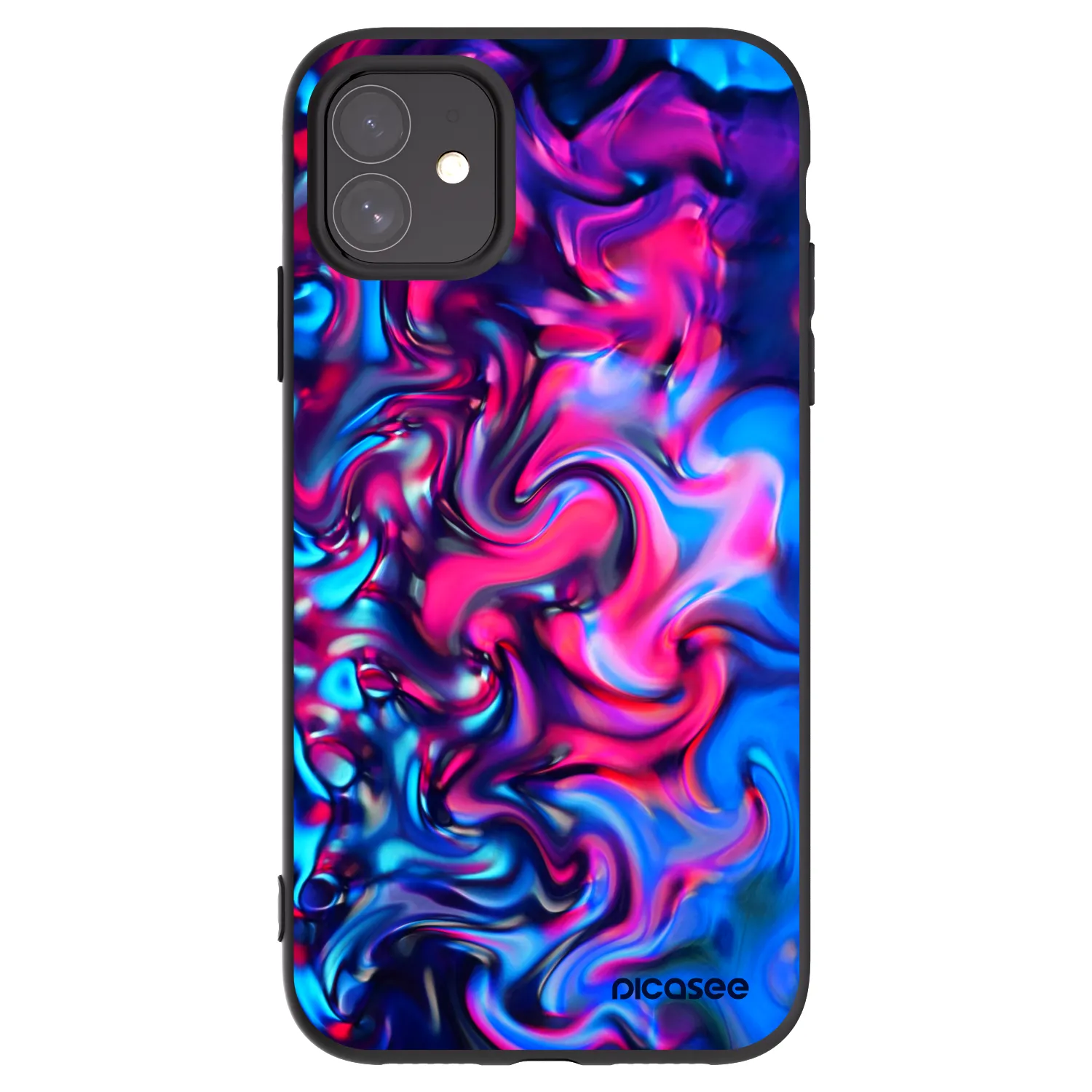 Picasee fekete szilikon tok az alábbi mobiltelefonokra Apple iPhone 11 - Redlight