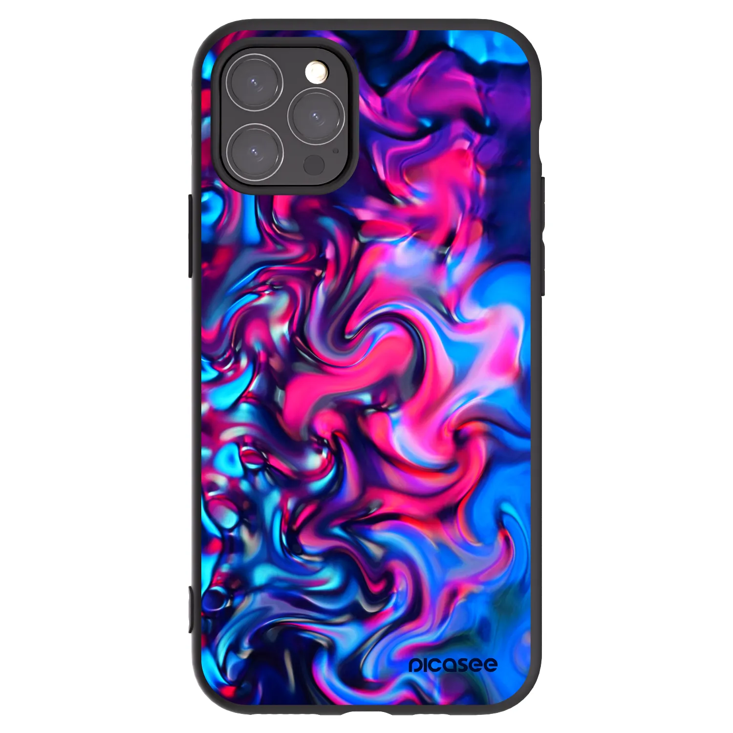Picasee fekete szilikon tok az alábbi mobiltelefonokra Apple iPhone 11 Pro - Redlight