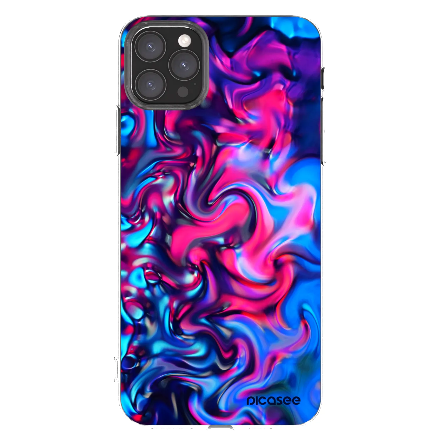Picasee átlátszó szilikon tok az alábbi mobiltelefonokra Apple iPhone 11 Pro Max - Redlight
