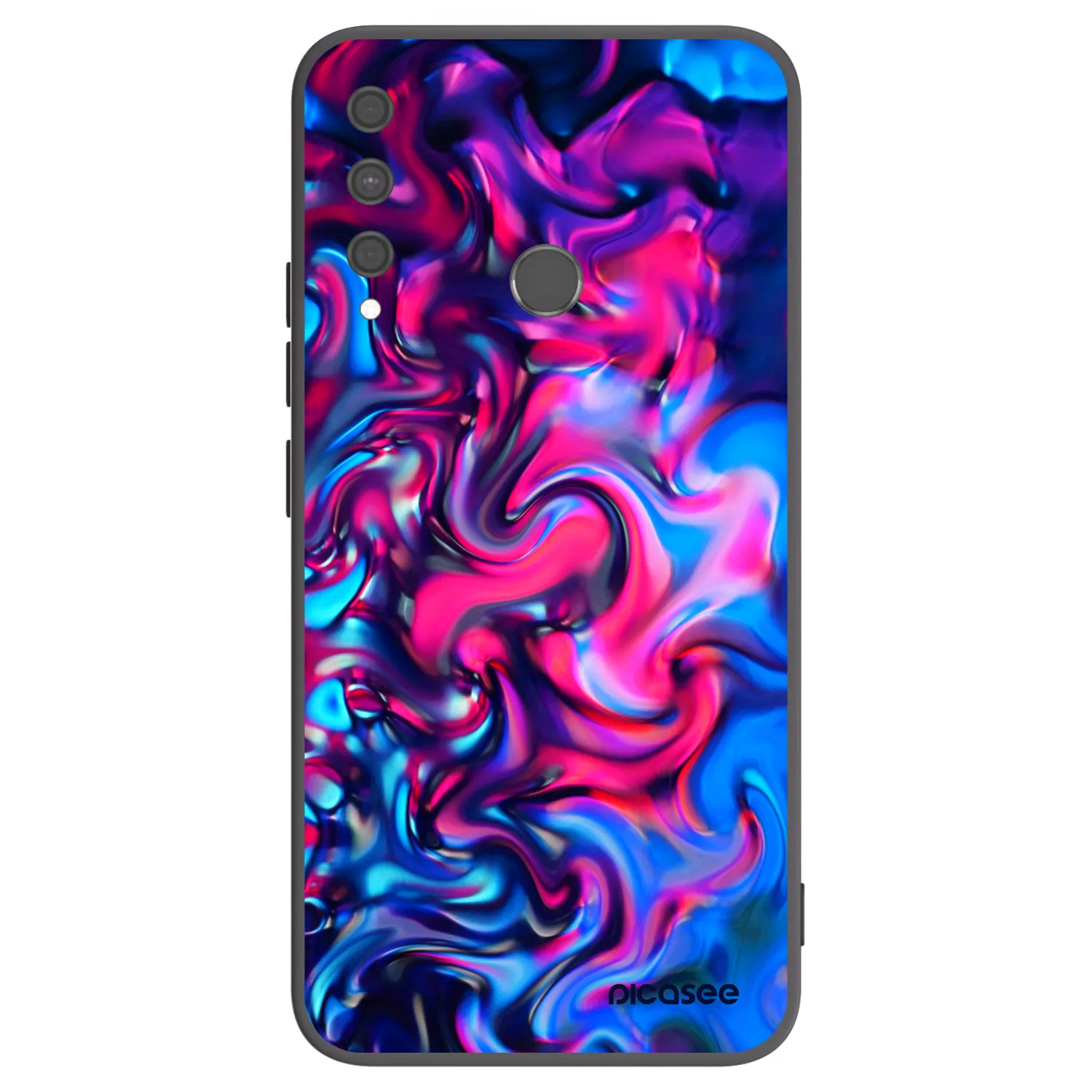 Picasee fekete szilikon tok az alábbi mobiltelefonokra Huawei P40 Lite E - Redlight