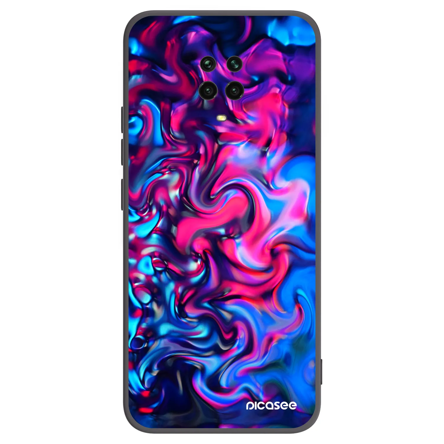 Picasee fekete szilikon tok az alábbi mobiltelefonokra Xiaomi Redmi Note 9S - Redlight