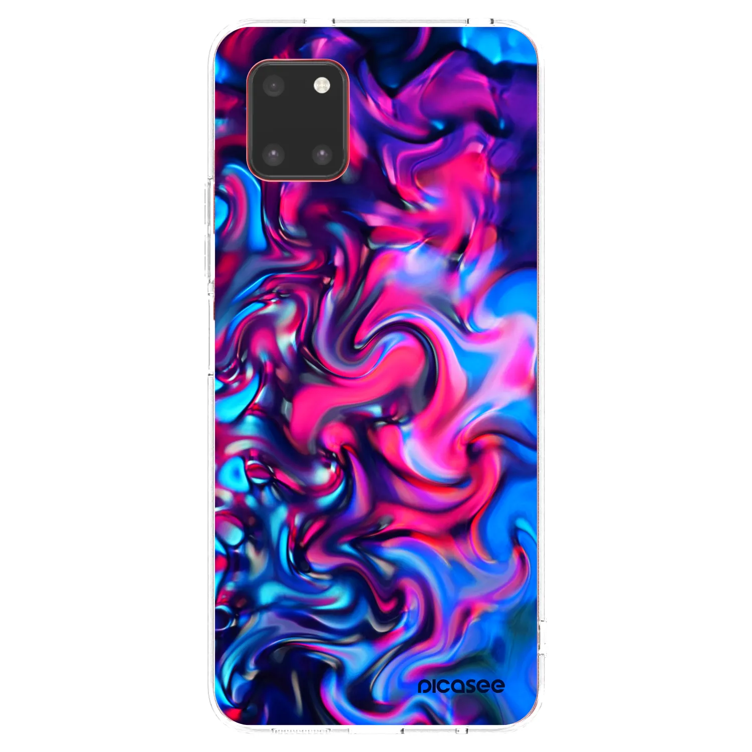 Picasee átlátszó szilikon tok az alábbi mobiltelefonokra Samsung Galaxy Note 10 Lite N770F - Redlight