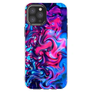 Picasee átlátszó szilikon tok az alábbi mobiltelefonokra Apple iPhone 12 Pro Max - Redlight