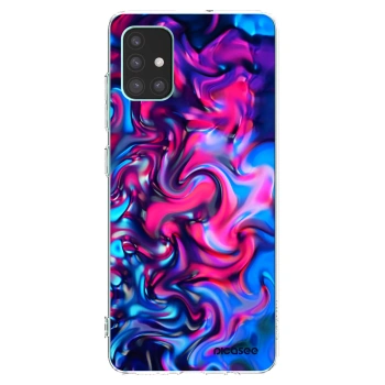 Picasee átlátszó szilikon tok az alábbi mobiltelefonokra Samsung Galaxy M51 M515F - Redlight
