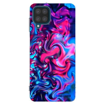 Picasee átlátszó szilikon tok az alábbi mobiltelefonokra Samsung Galaxy A12 A125F - Redlight
