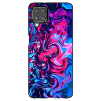 Picasee fekete szilikon tok az alábbi mobiltelefonokra Samsung Galaxy A12 A125F - Redlight
