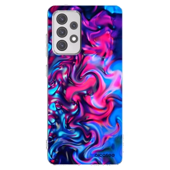 Picasee átlátszó szilikon tok az alábbi mobiltelefonokra Samsung Galaxy A52 5G A525F - Redlight