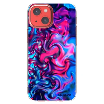 Picasee átlátszó szilikon tok az alábbi mobiltelefonokra Apple iPhone 13 mini - Redlight