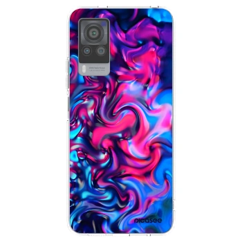 Picasee átlátszó szilikon tok az alábbi mobiltelefonokra Vivo X60 Pro 5G - Redlight