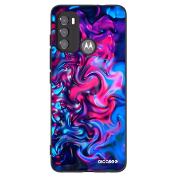 Picasee fekete szilikon tok az alábbi mobiltelefonokra Motorola Moto G60 - Redlight