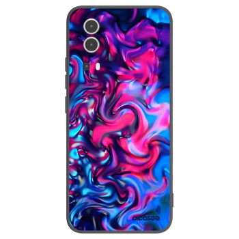 Picasee fekete szilikon tok az alábbi mobiltelefonokra Vivo Y72 5G - Redlight