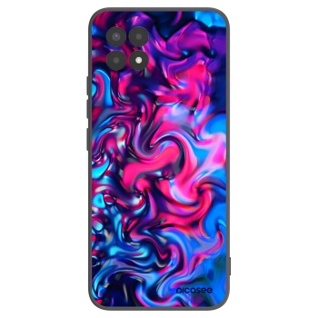Picasee fekete szilikon tok az alábbi mobiltelefonokra Realme 8i - Redlight