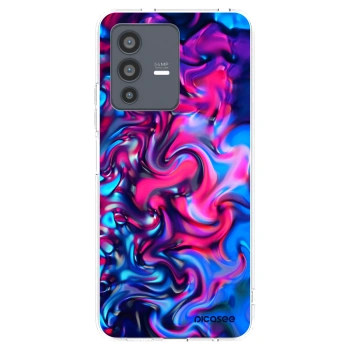 Picasee átlátszó szilikon tok az alábbi mobiltelefonokra Vivo V23 5G - Redlight