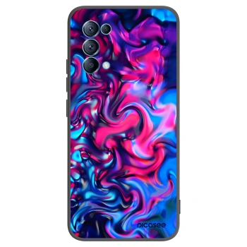 Picasee fekete szilikon tok az alábbi mobiltelefonokra OPPO Reno 5 5G - Redlight