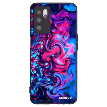 Picasee fekete szilikon tok az alábbi mobiltelefonokra OPPO A16s - Redlight
