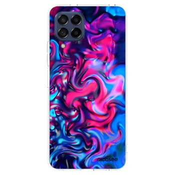 Picasee átlátszó szilikon tok az alábbi mobiltelefonokra Samsung Galaxy M53 5G - Redlight