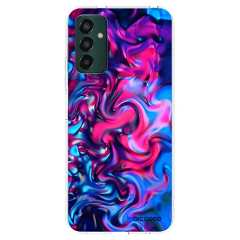 Picasee átlátszó szilikon tok az alábbi mobiltelefonokra Samsung Galaxy M13 M135F - Redlight