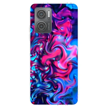 Picasee átlátszó szilikon tok az alábbi mobiltelefonokra Xiaomi Redmi 10 5G - Redlight