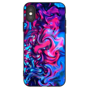 Picasee fekete szilikon tok az alábbi mobiltelefonokra Apple iPhone X/XS - Redlight