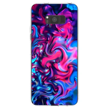 Picasee átlátszó szilikon tok az alábbi mobiltelefonokra Samsung Galaxy S8 G950F - Redlight