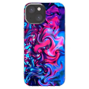Picasee átlátszó szilikon tok az alábbi mobiltelefonokra Apple iPhone 15 - Redlight