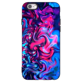 Picasee fekete szilikon tok az alábbi mobiltelefonokra Apple iPhone 6/6S - Redlight