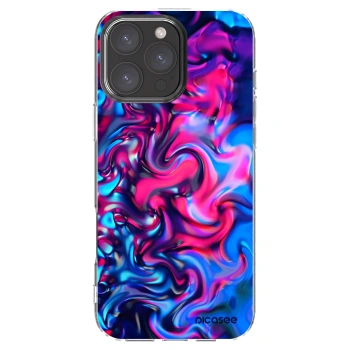 Picasee átlátszó szilikon tok az alábbi mobiltelefonokra Apple iPhone 16 Pro Max - Redlight