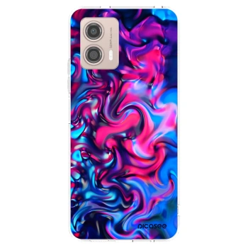 Picasee átlátszó szilikon tok az alábbi mobiltelefonokra Motorola Moto G53 5G - Redlight
