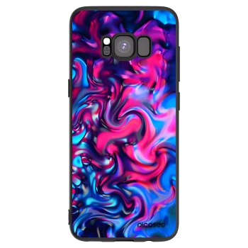 Picasee fekete szilikon tok az alábbi mobiltelefonokra Samsung Galaxy S8 G950F - Redlight